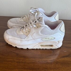 Nike Air Max Cream and White Sneakers